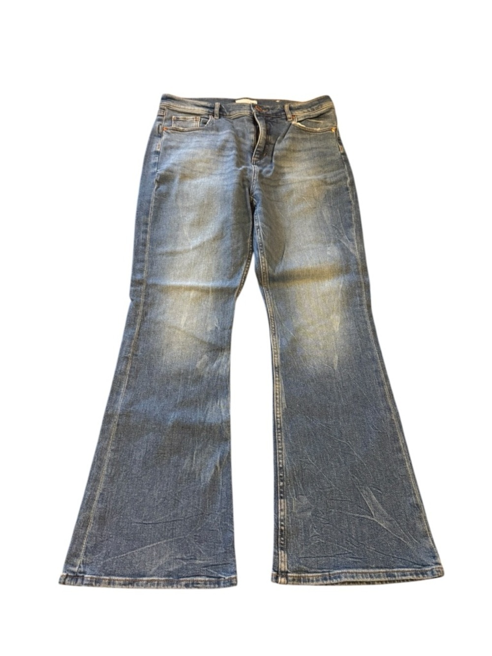 LOFT Faded Blue Flare Jeans